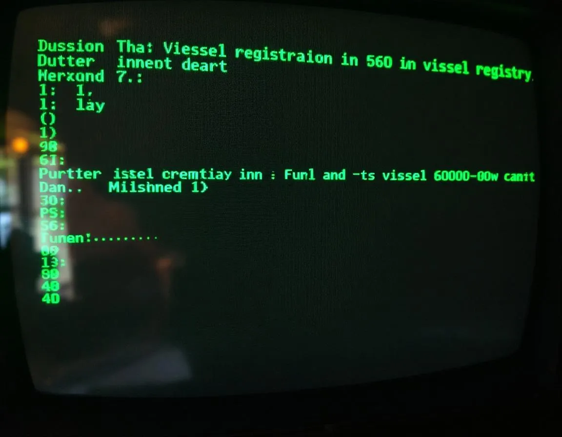 Data terminal scrolling
